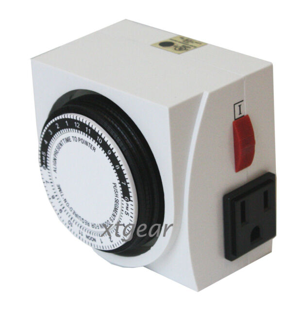 GROWERBASICS 24 HOUR DUAL GROUNDED TIMER