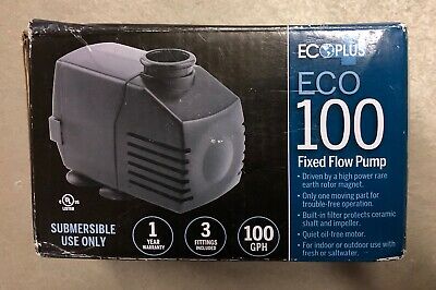 ECOPLUS ECO 100 FIXED FLOW SUBMERSIBLE ONLY PUMP 100 GPH
