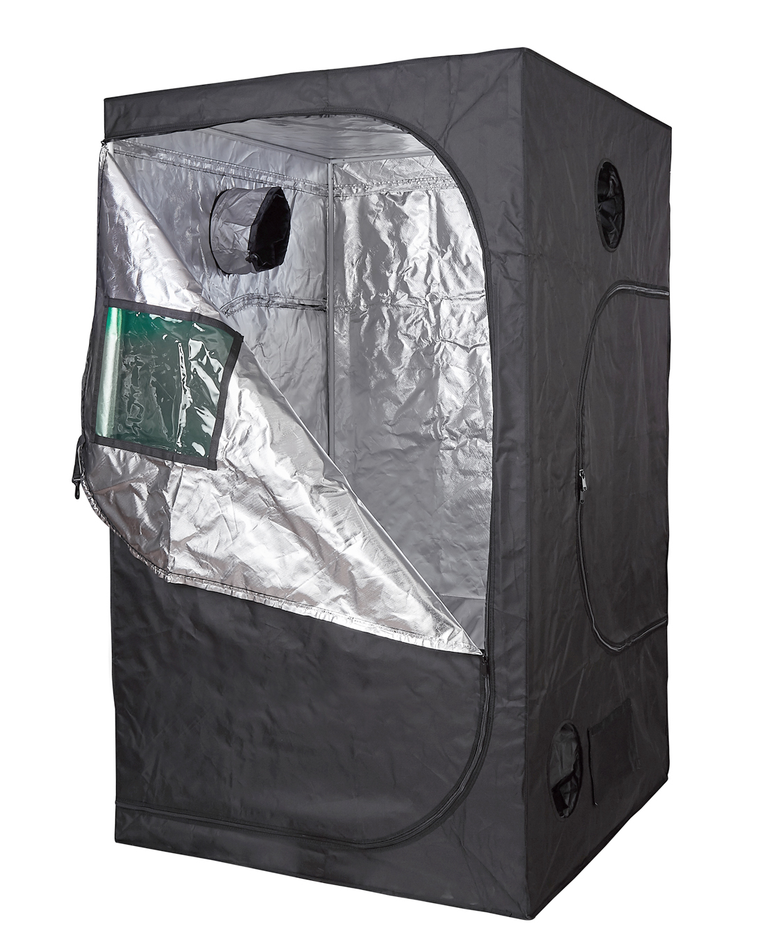 GROWERBASICS HORTICULTURAL TENT 4\' X 4\' X 6.6\' / 120X120X200 --19MM POLE