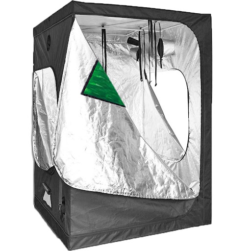 GROWERBASICS HORTICULTURAL TENT 5\' X 5\' X 6.6\' / 150X150X200--19MM POLE