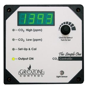 GROZONE SC02 CO2 CONTROLLER 1 OUTPUT 0-5000 PPM