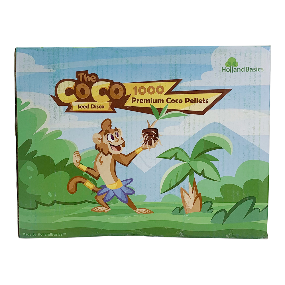 THE COCO SEED DISCO COCONUT COIR PELLET 1000 PACK