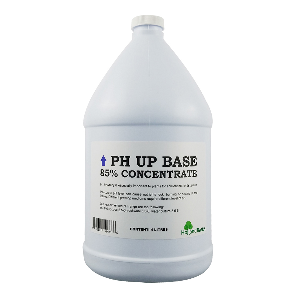 HollandBasics pH Up Base 85% Concentrate 4 Litres