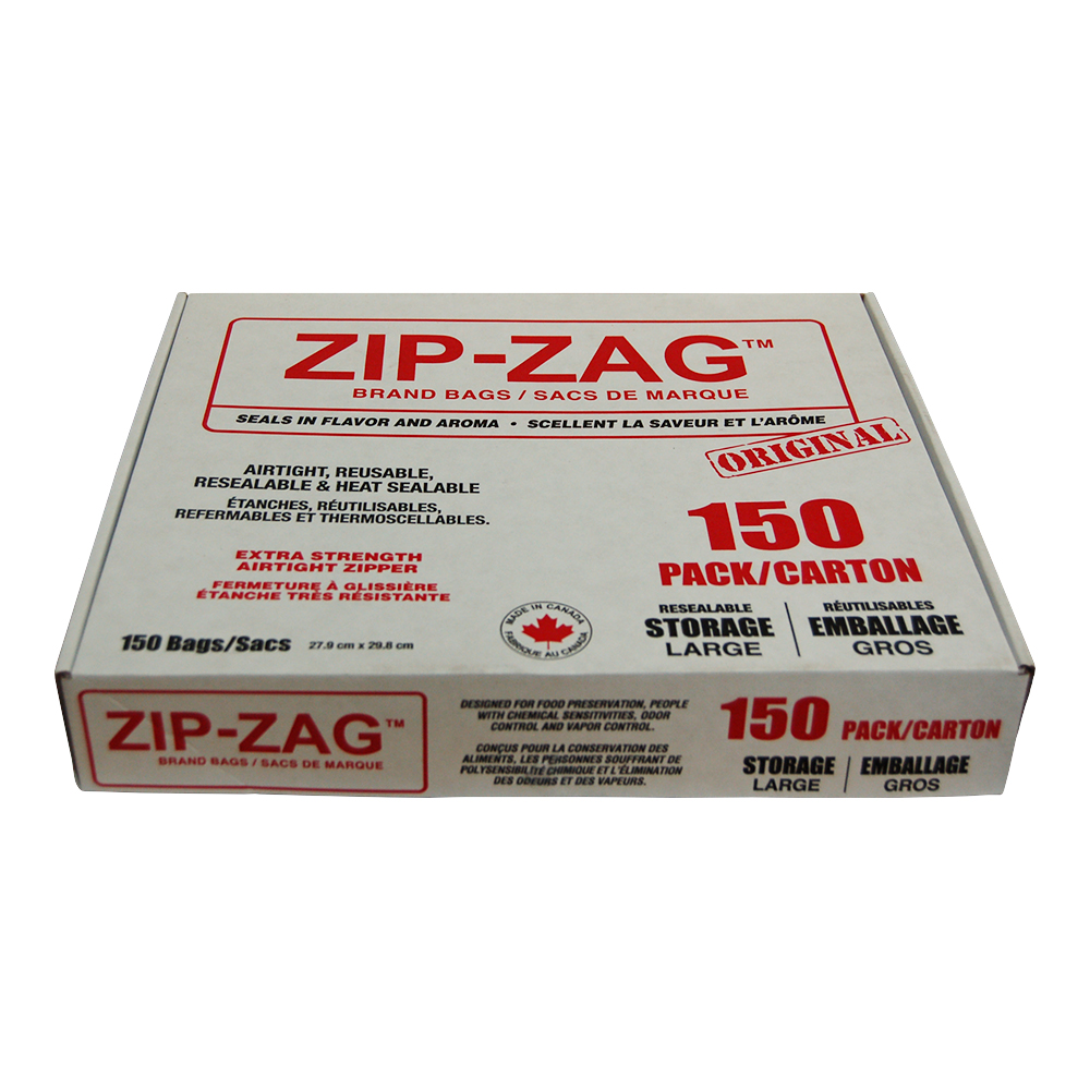 Zip Zag Original Large Bags (150 Pieces)