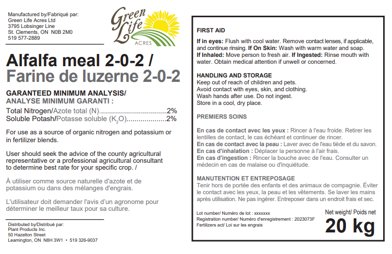 ALFALFA MEAL (20 KG)