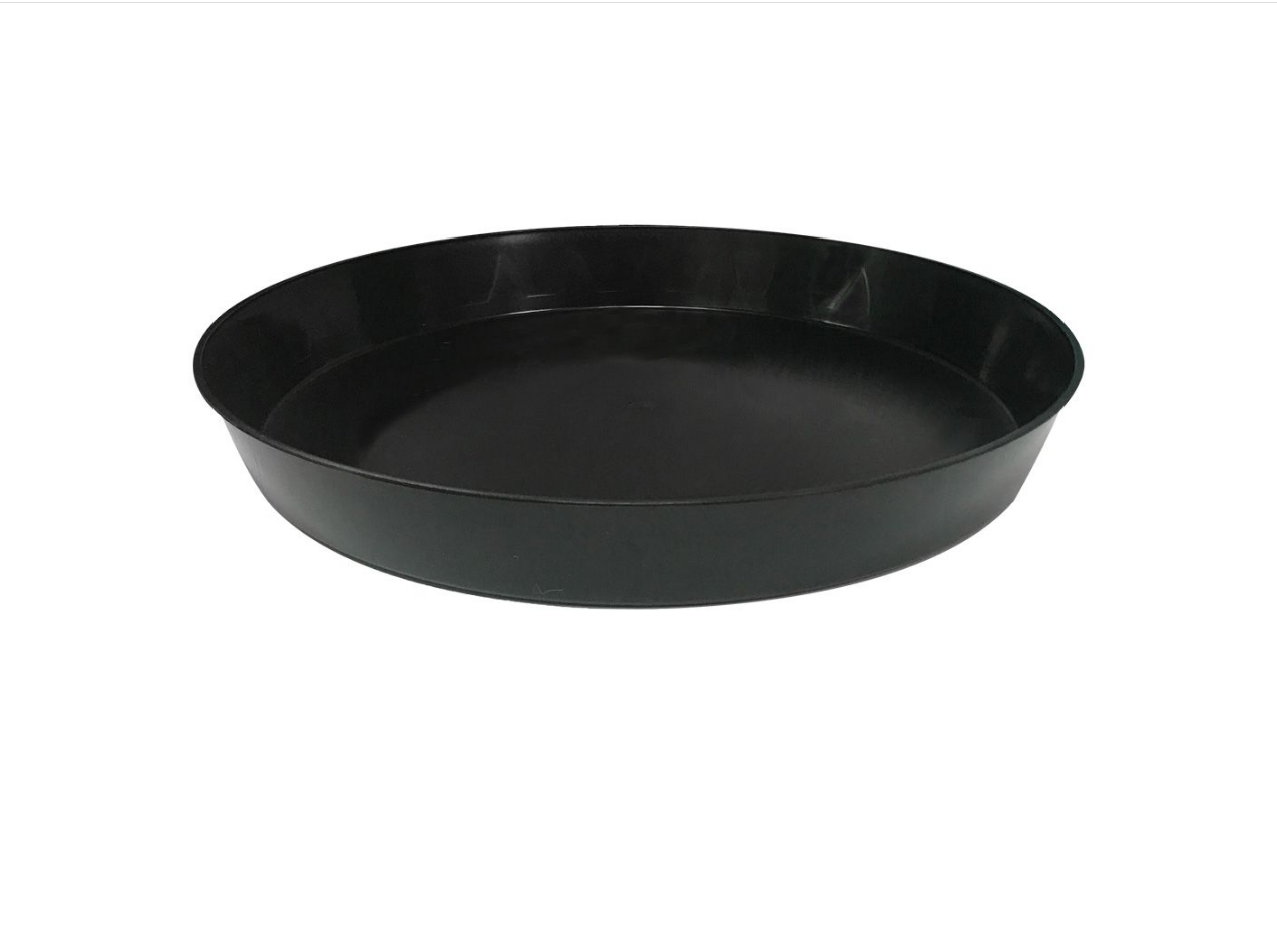 ALFRED BLACK SAUCER 18" REUSABLE (50/PK)