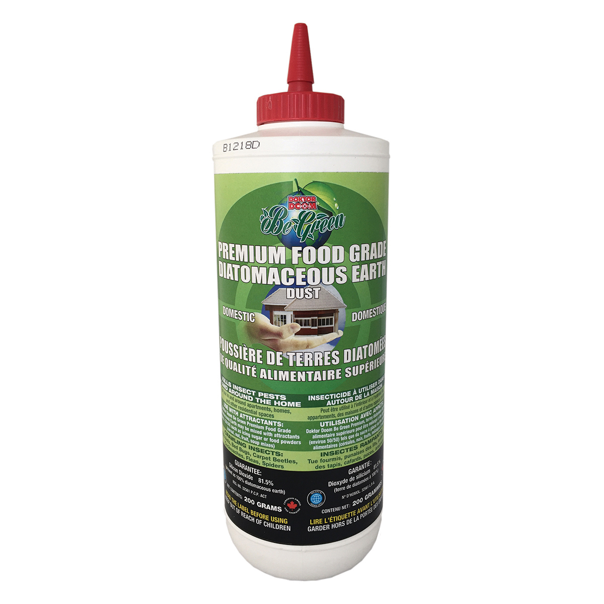 BEGREEN FOODGRADE DIATOMACEOUS EARTH 200G DOMESTIC