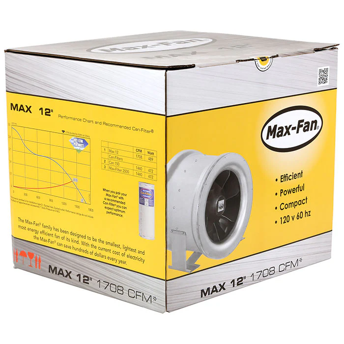 CAN-FAN MAX-FAN, 12" - 1709 CFM - 120V