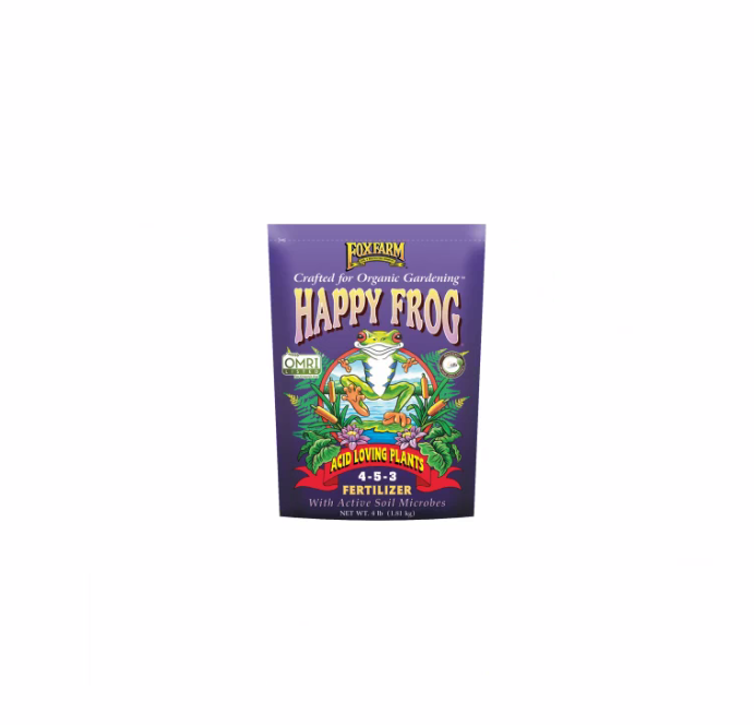 FOX FARM HAPPY FROG ACID LOVING DRY FERTILIZER, 4 LB BAG