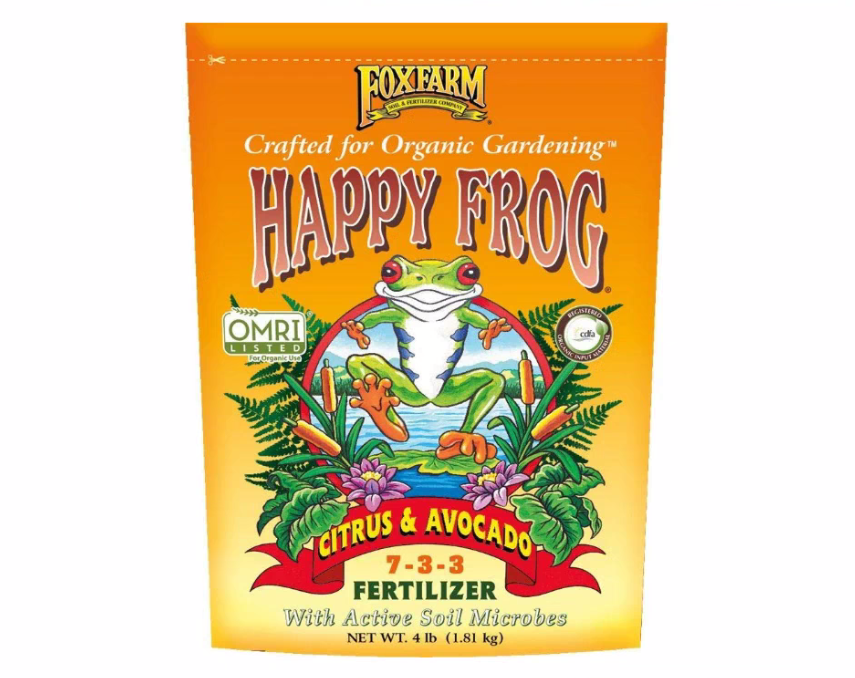 FOX FARM HAPPY FROG CITRUS/AVOCADO DRY FERTILIZER, 4 LB BAG
