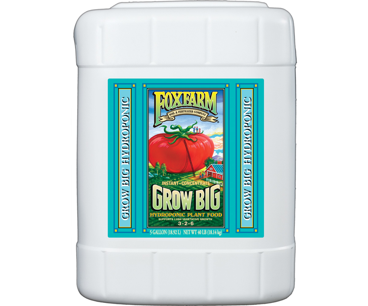 FOXFARM GROW BIG HYDROPONIC LIQUID CONCENTRATE 20 L