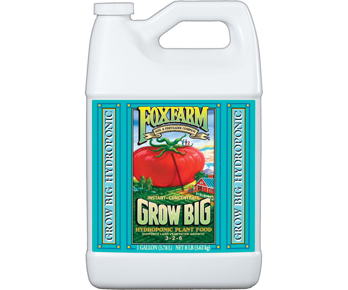 FOXFARM GROW BIG HYDROPONIC LIQUID CONCENTRATE 4 L