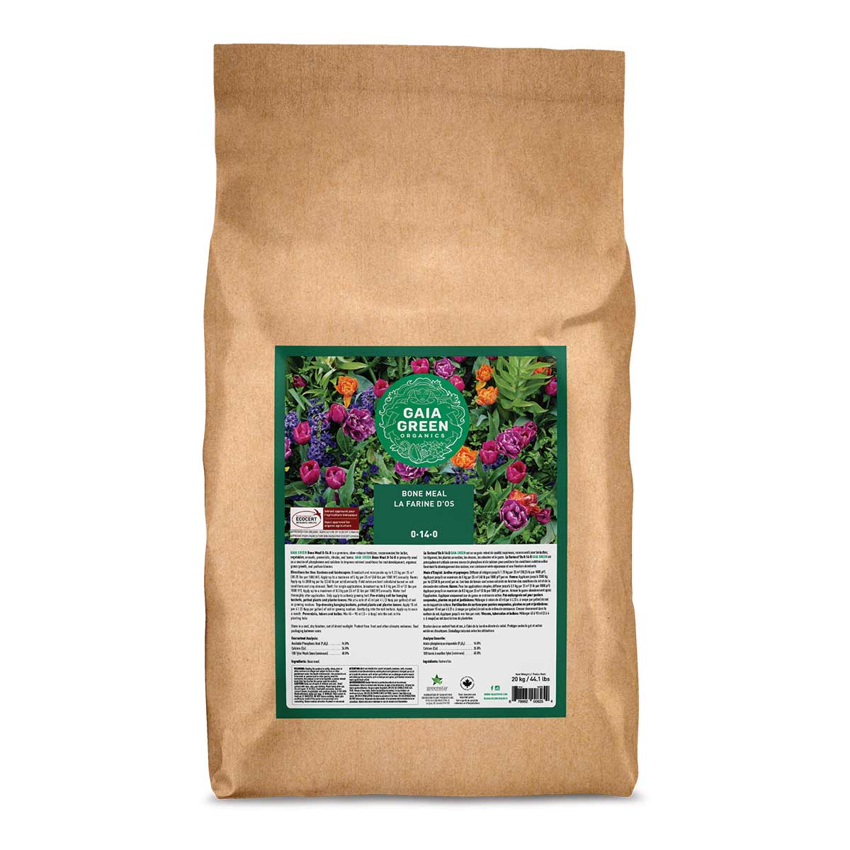 GAIA GREEN BONE MEAL 0-14-0 20 KG
