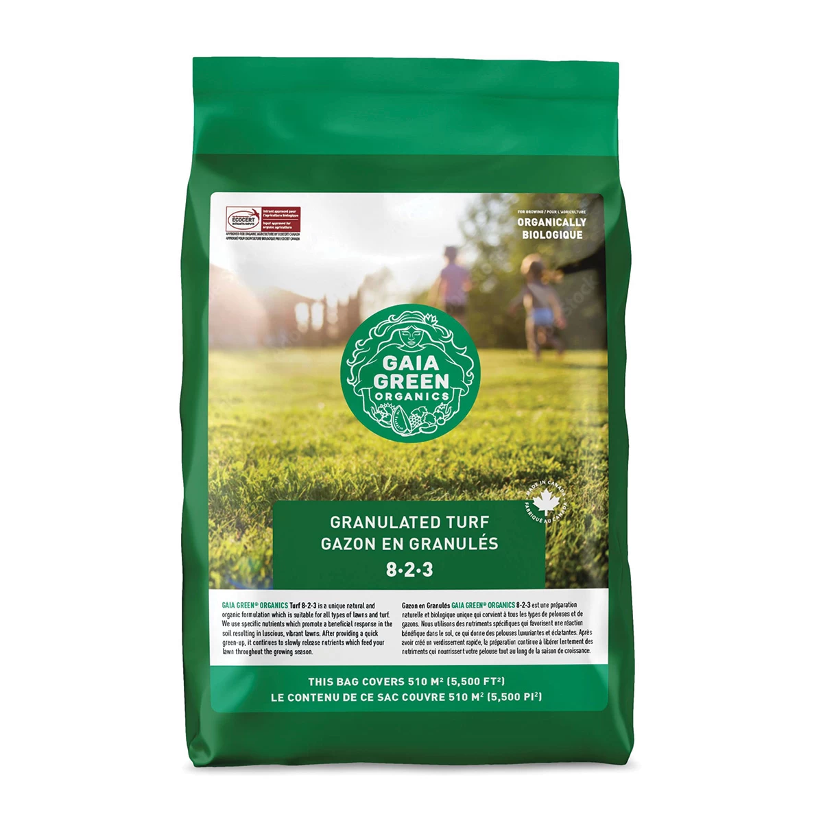 GAIA GREEN TURF FERTILIZER 6KG BAG
