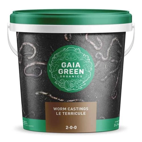 GAIA GREEN WORM CASTINGS 2 LITRES