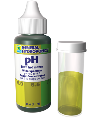 GENERAL HYDROPONICS PH TEST KIT 1OZ