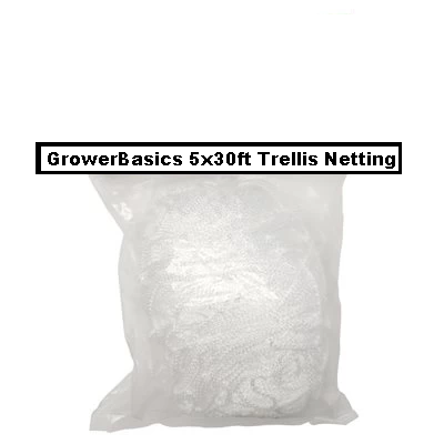 GROWERBASICS 5FTX30FT TRELLIS NETTING