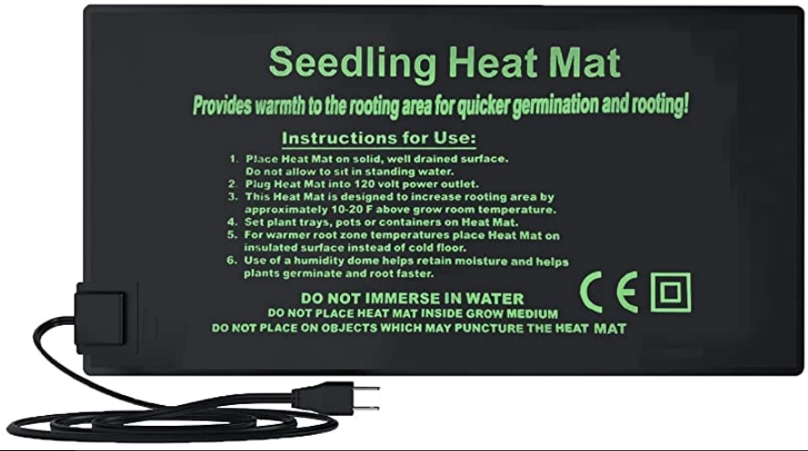 GROWERBASICS SEEDING HEAT MAT / 18W