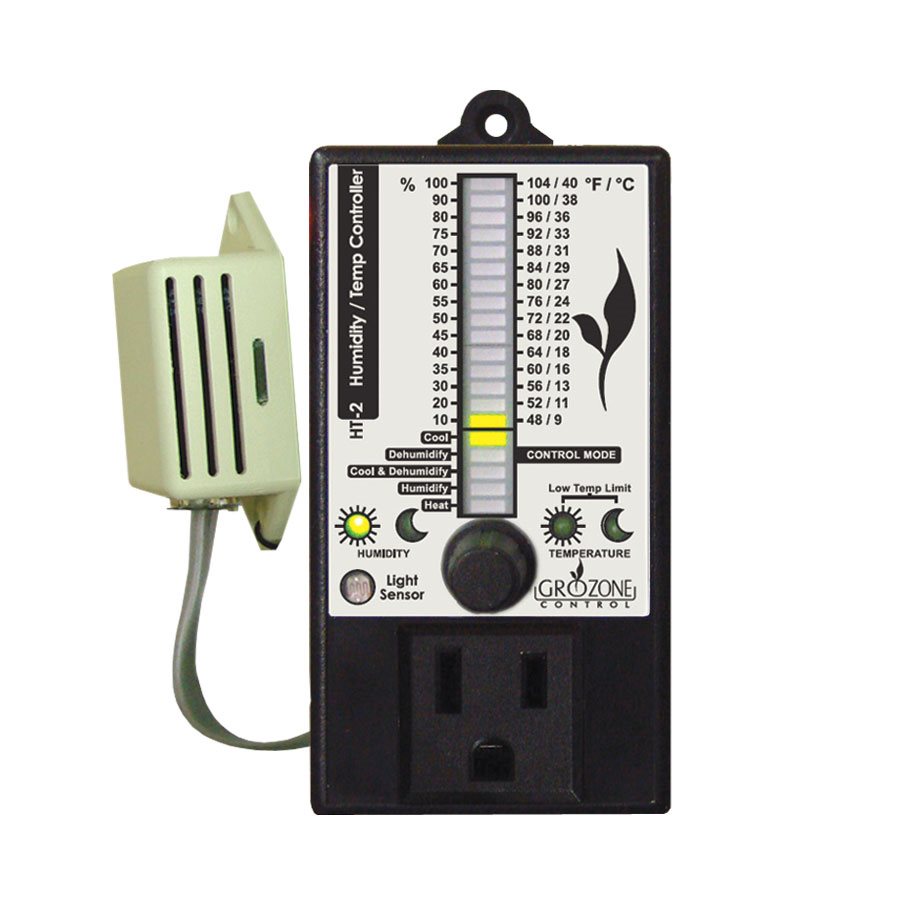 GROZONE HT2 D/N DIGITAL CONTROLLER T° AND RH + DISPLAY