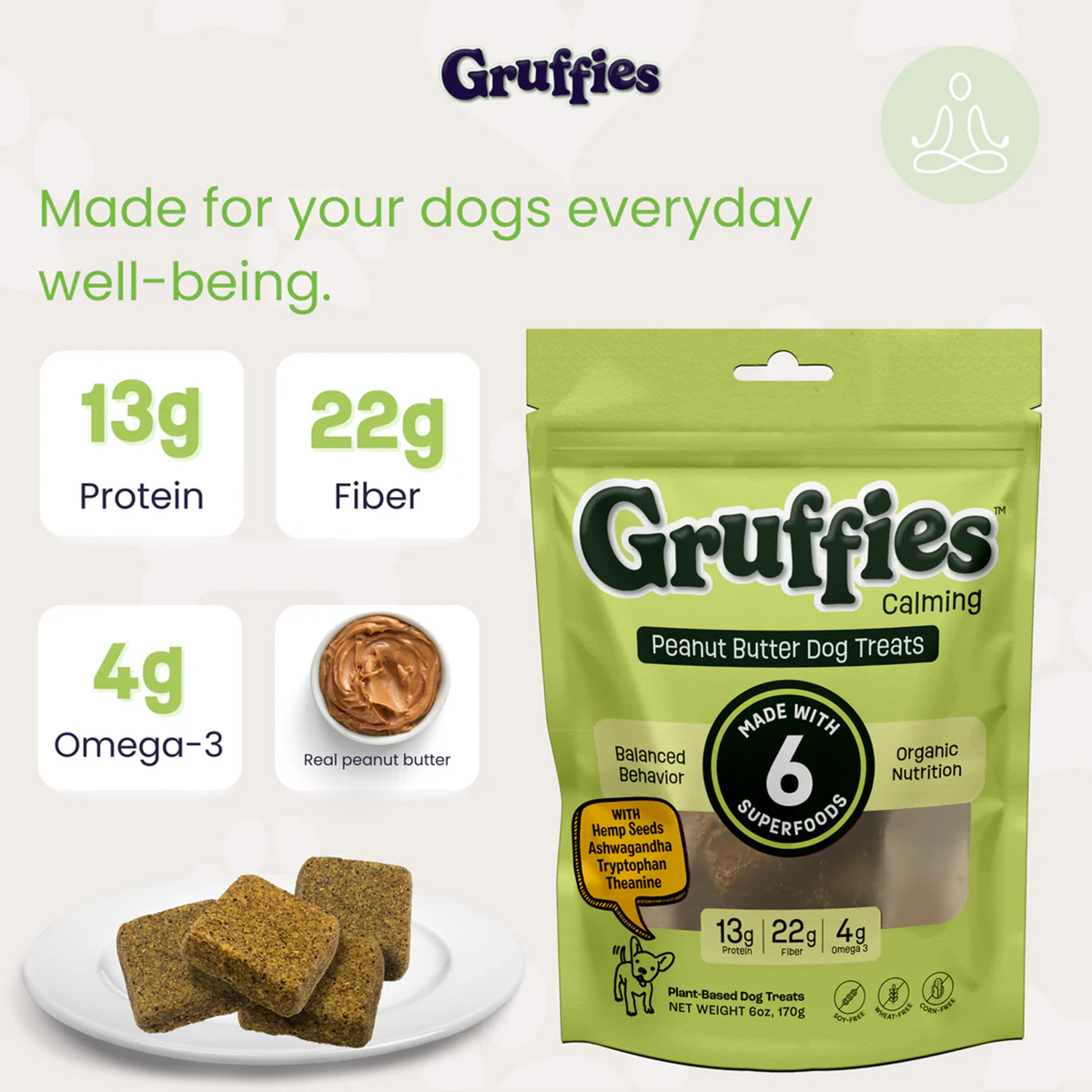 GRUFFIES - CALMING 6 OZ BAG (12/CS)