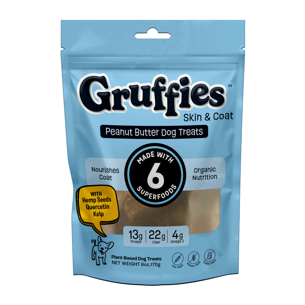 GRUFFIES - SKIN AND COAT 6 OZ BAG (EA)