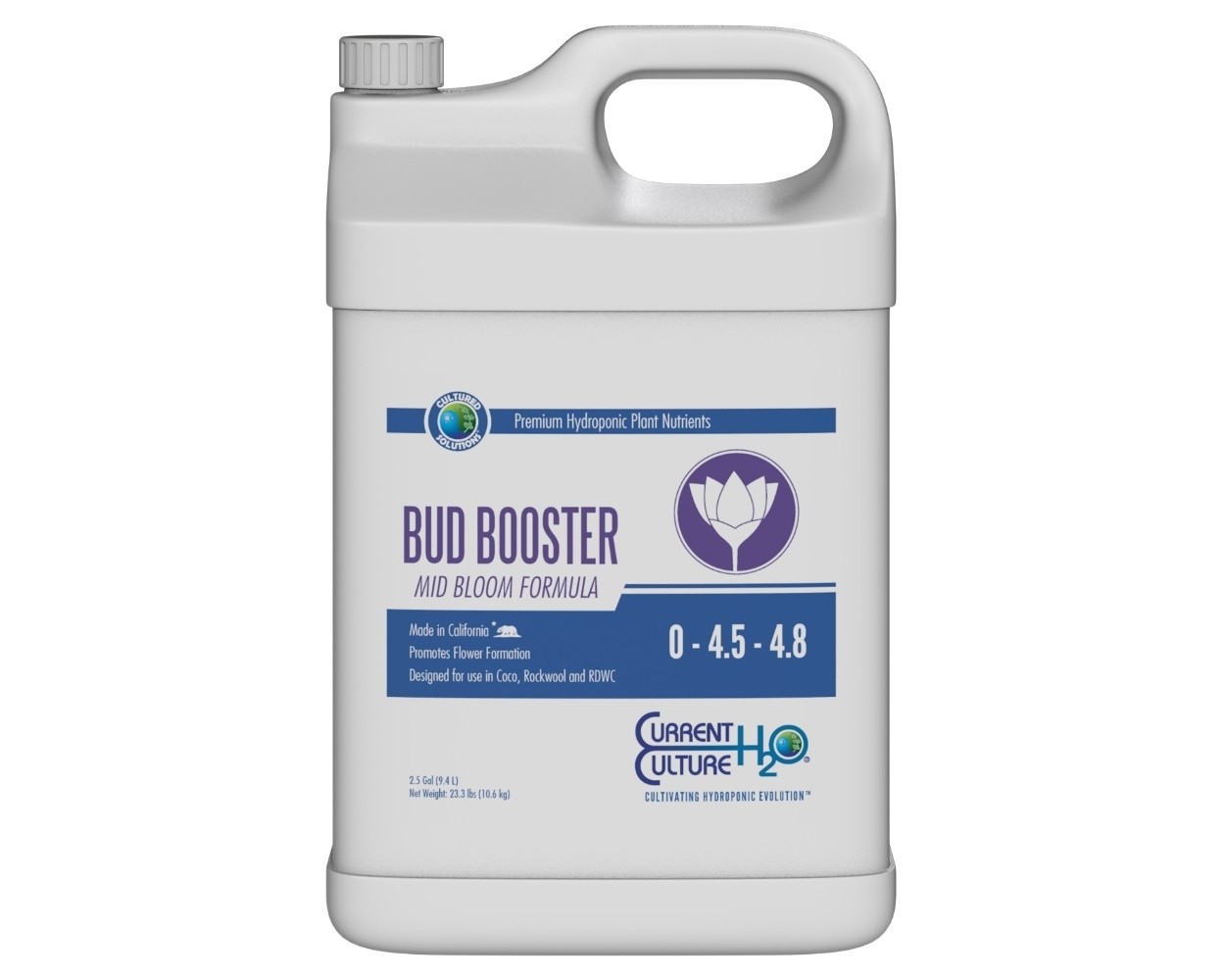 CURRENT CULTURE BUD BOOSTER - MID 2.5 GALLON