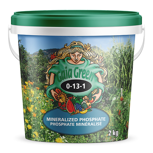 GAIA GREEN MINERALIZED PHOSPHATE 2 KG PAIL (FOSS. GUANO)