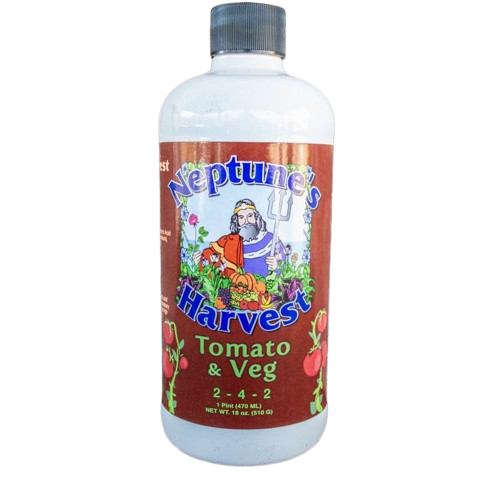 NEPTUNE'S HARVEST TOMATO & VEG FERTILIZER 2-4-2 1 PT