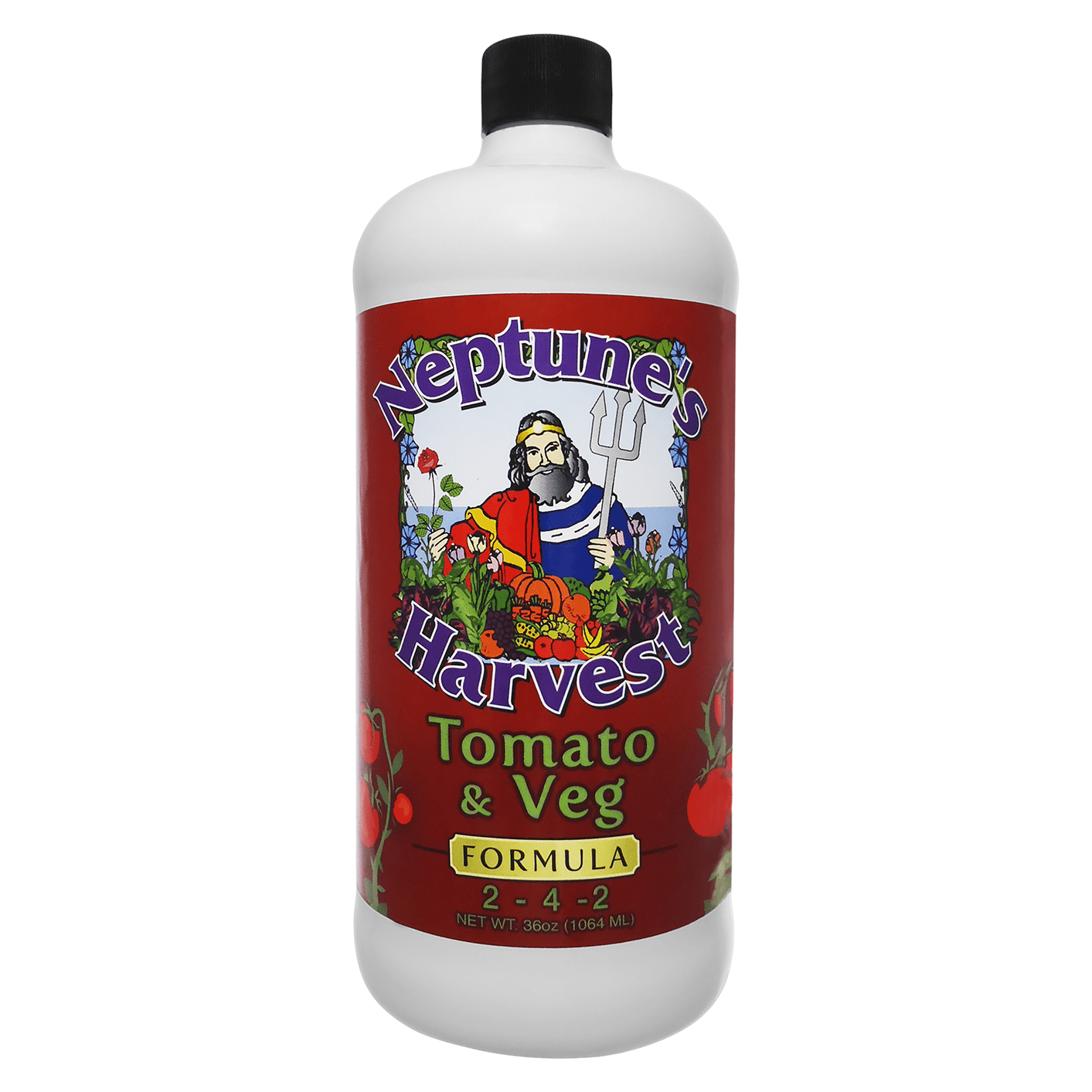 NEPTUNE'S HARVEST TOMATO & VEG FERTILIZER 2-4-2 1 QT