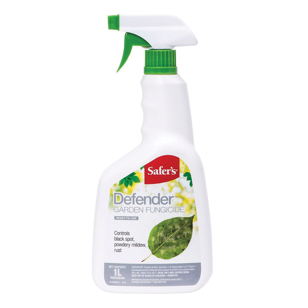 SAFER’S DEFENDER GARDEN FUNGICIDE RTU 1L