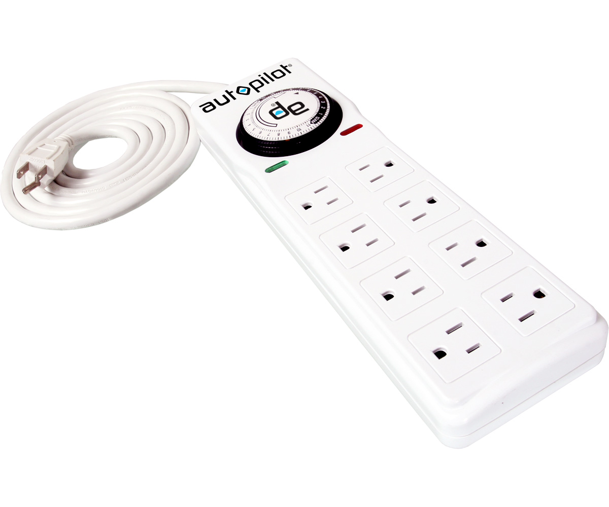 SURGE PROTECTOR W/ 8 OUTLET & TIMER