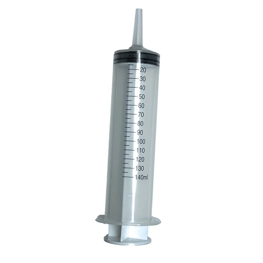 SYRINGE WITH TIP 140 ML/CC