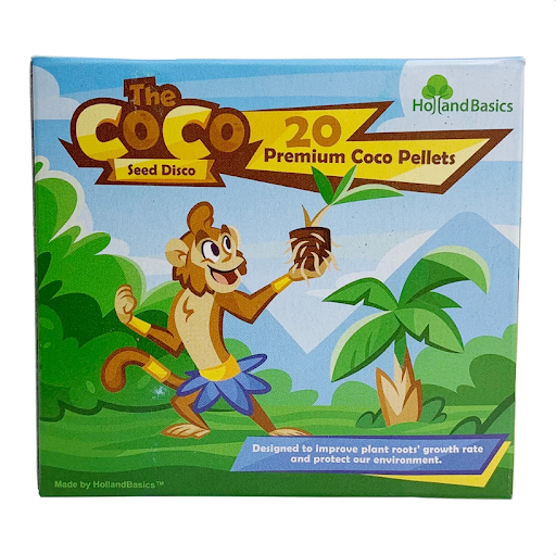 THE COCO SEED DISCO COCONUT COIR PELLET 20 PACK