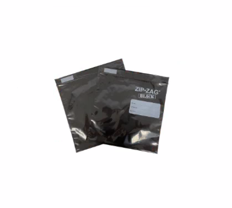 ZIP-ZAG BLACK LARGE BAGS 27 CM X 28 CM (50)
