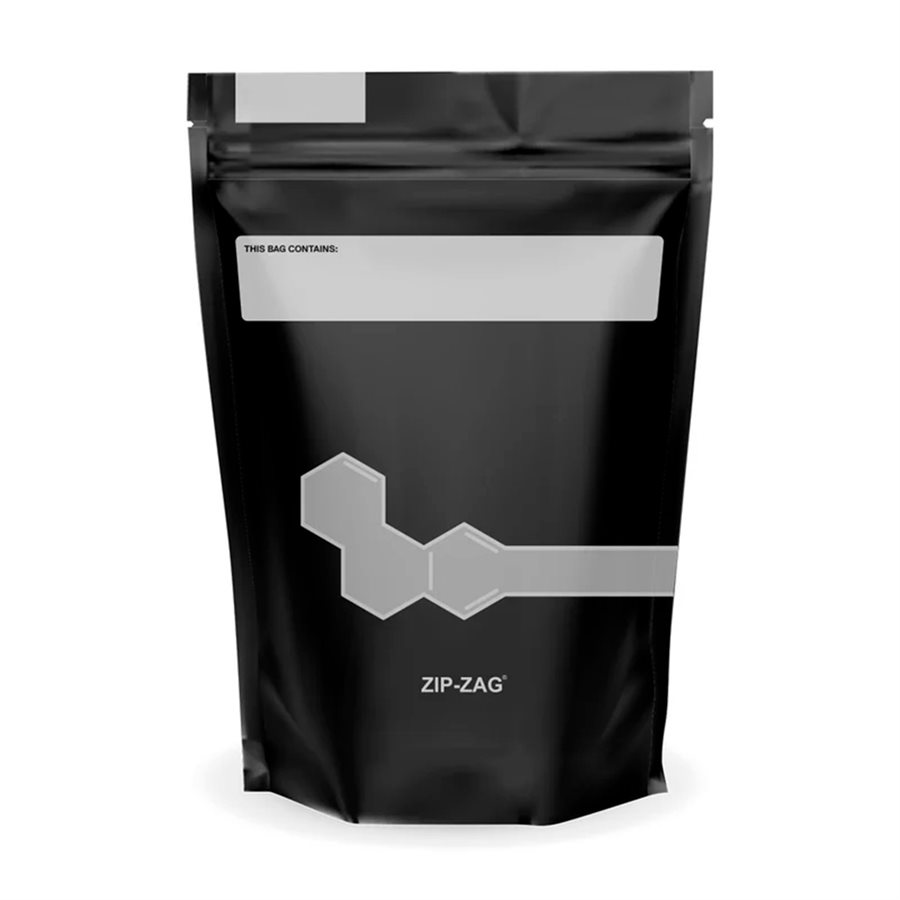 ZIP-ZAG STAND UP POUCH BAGS 500G - 1 LB (100)