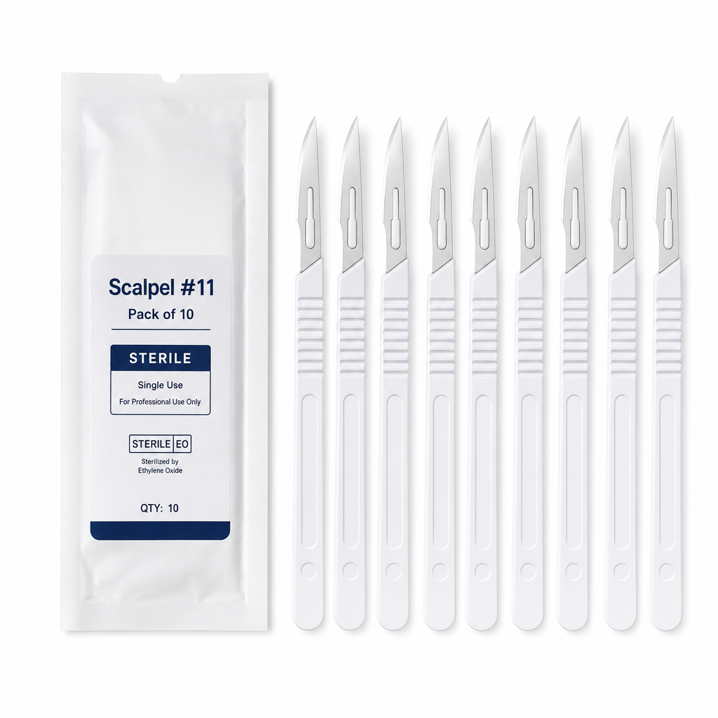 SCALPEL WITH BLADE #11 (10)