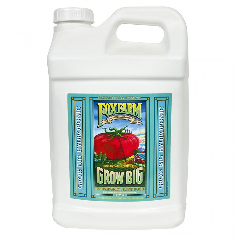 FOXFARM GROW BIG HYDROPONIC LIQUID CONCENTRATE 10 L