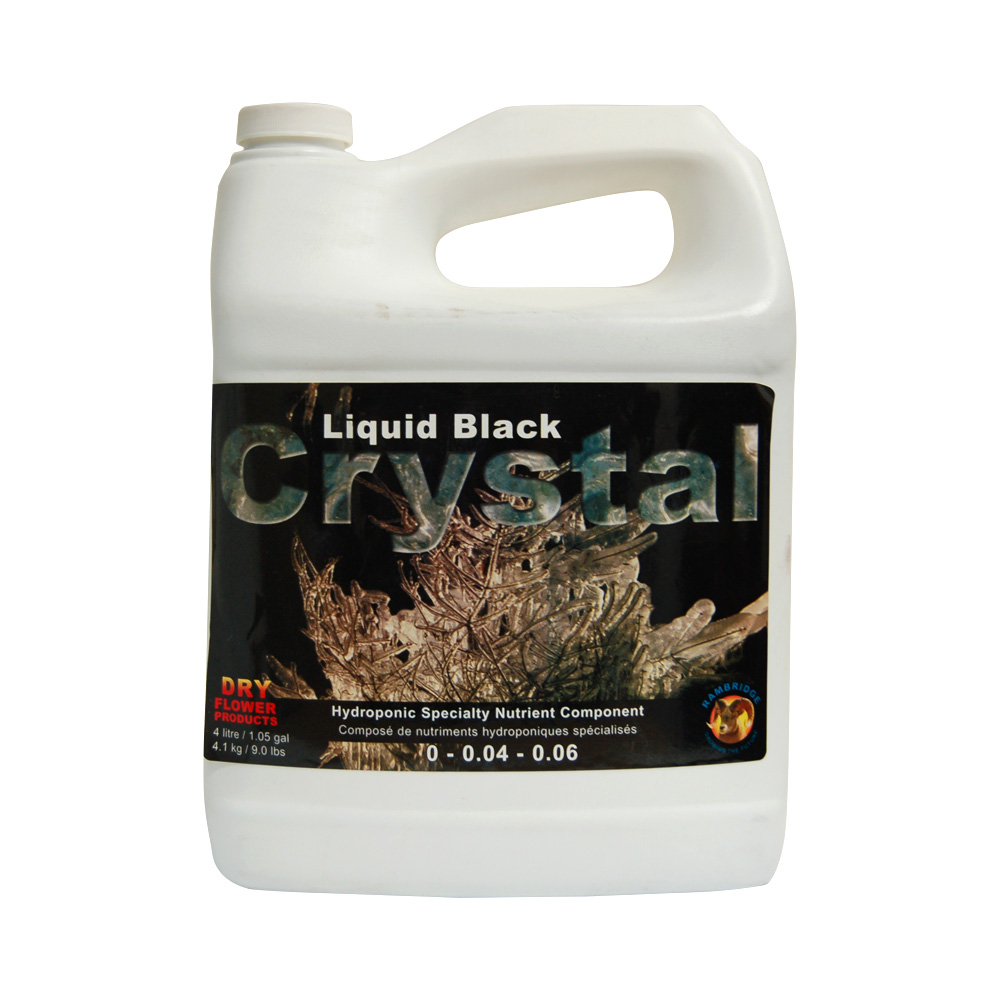 Liquid Black Crystal 4 Litres