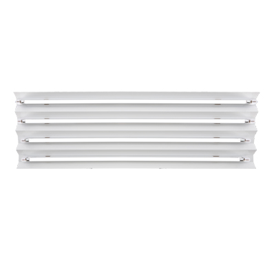 SunBlaster T5 White Reflector 4' w/4 x 6400K *COMPLETE KIT*